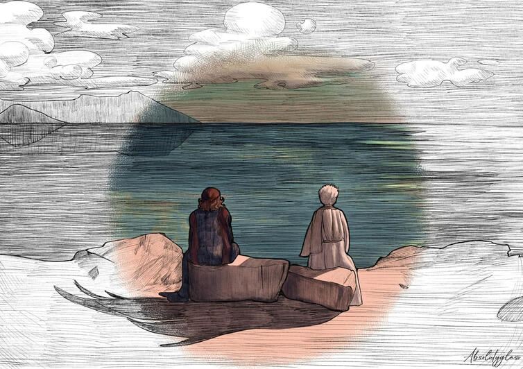 Together || Good Omens fanart